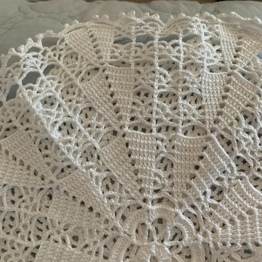 Crochet pillow covers